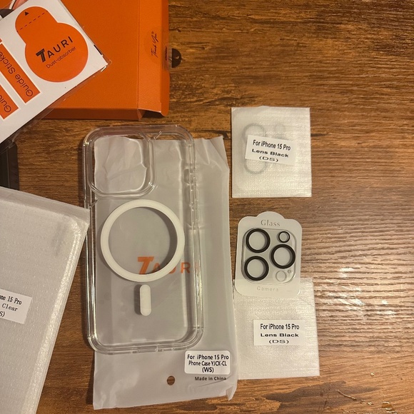 Tauri 5-in-1 iPhone 15 Pro Protection Case (DS) - 2 Boxes - Picture 3 of 6